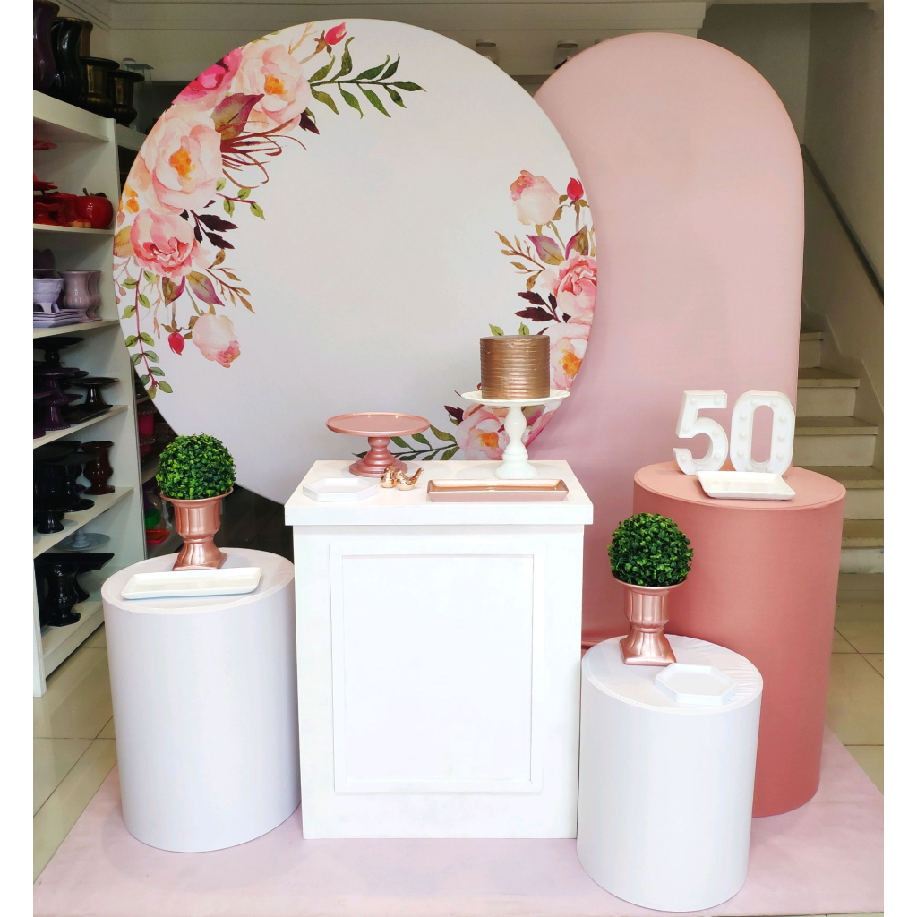 Itens de decoração para pegue e monte